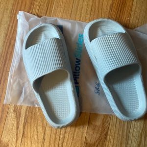 Gray Pillow Slides